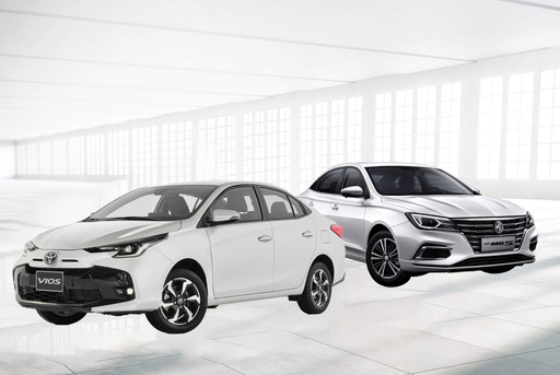 So sánh NEW MG MG5 và Toyota Vios 2023