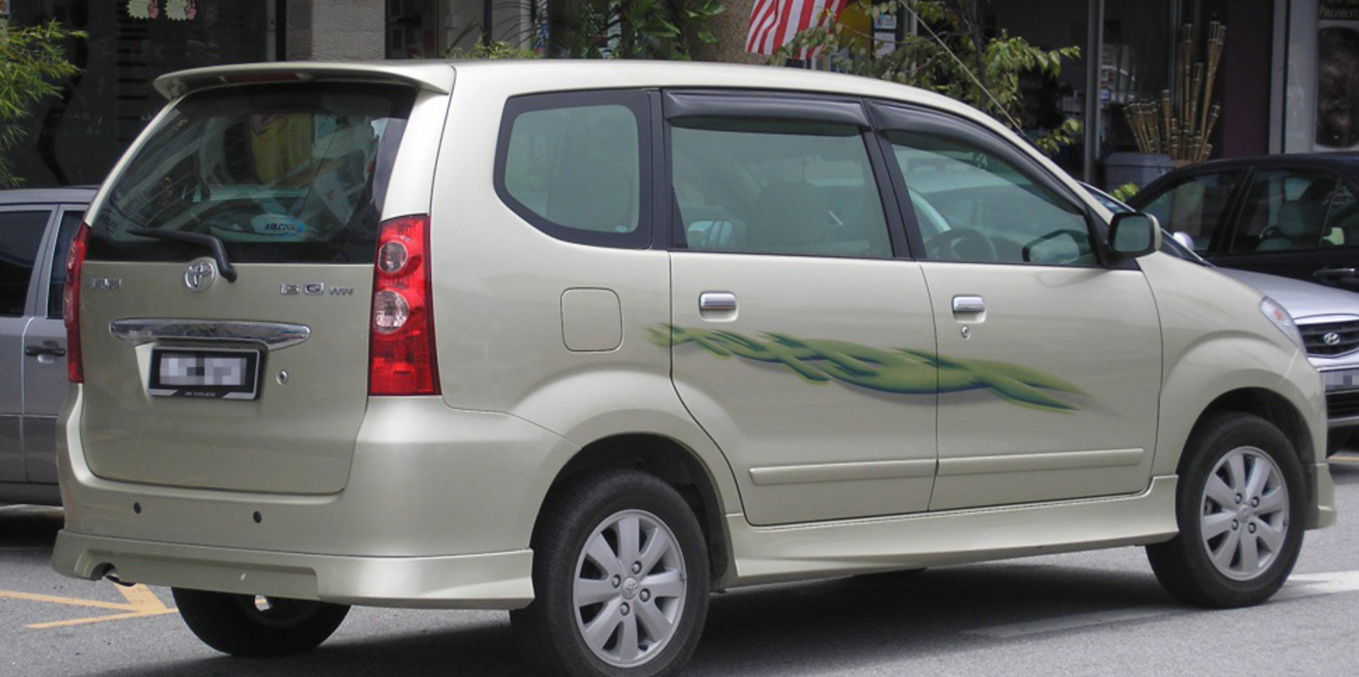 Toyota Avanza I (facelift 2006) 1.3 (94 Hp) 2006, 2007, 2008, 2009, 2010, 2011 