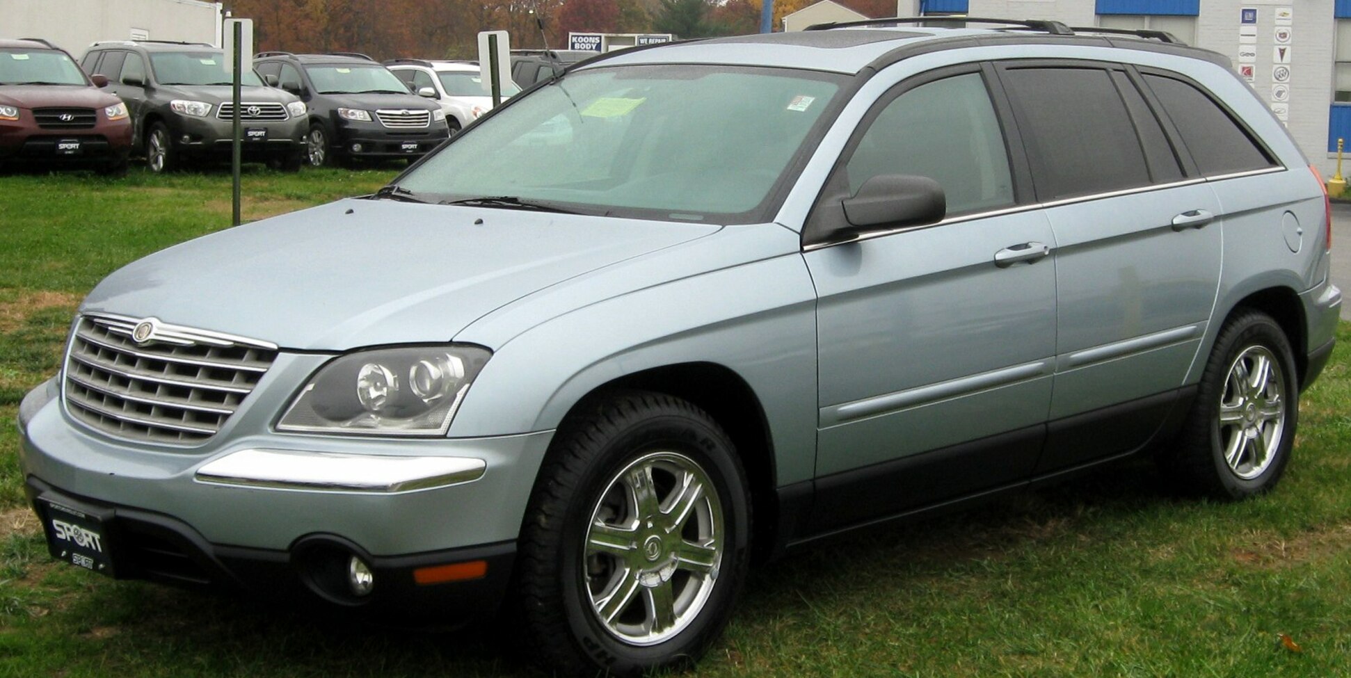 Chrysler Pacifica I 3.5 V6 (253 Hp) AWD 2004, 2005, 2006, 2007, 2008 