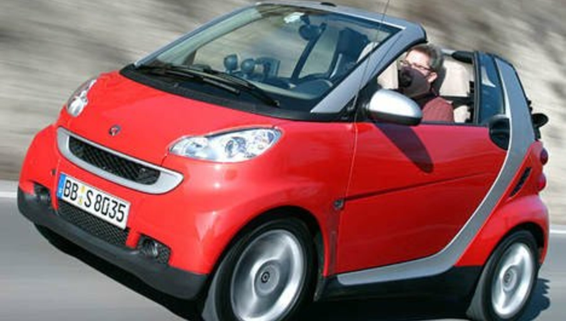 Smart Fortwo II cabrio 0.8d (45 Hp) 2007, 2008, 2009, 2010, 2011, 2012, 2013, 2014 