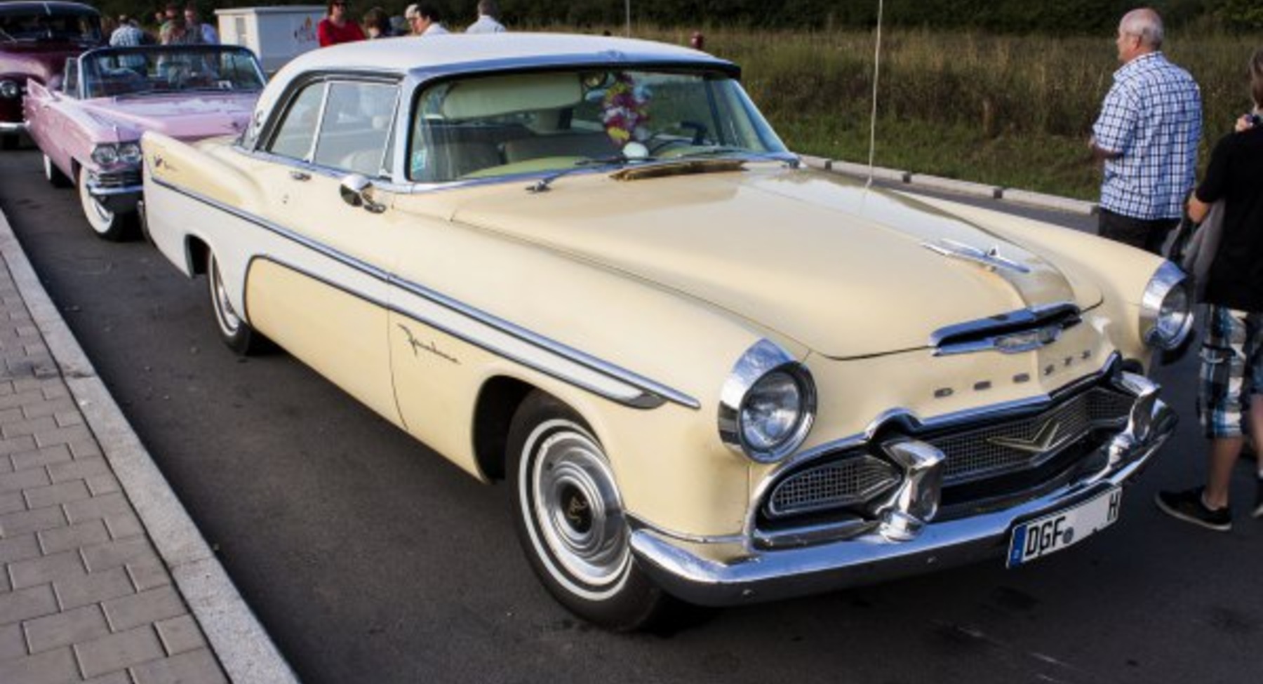 DeSoto Firedome II Two-Door Sportsman (facelift 1956) 5.4 V8 (230 Hp) 1955, 1956 