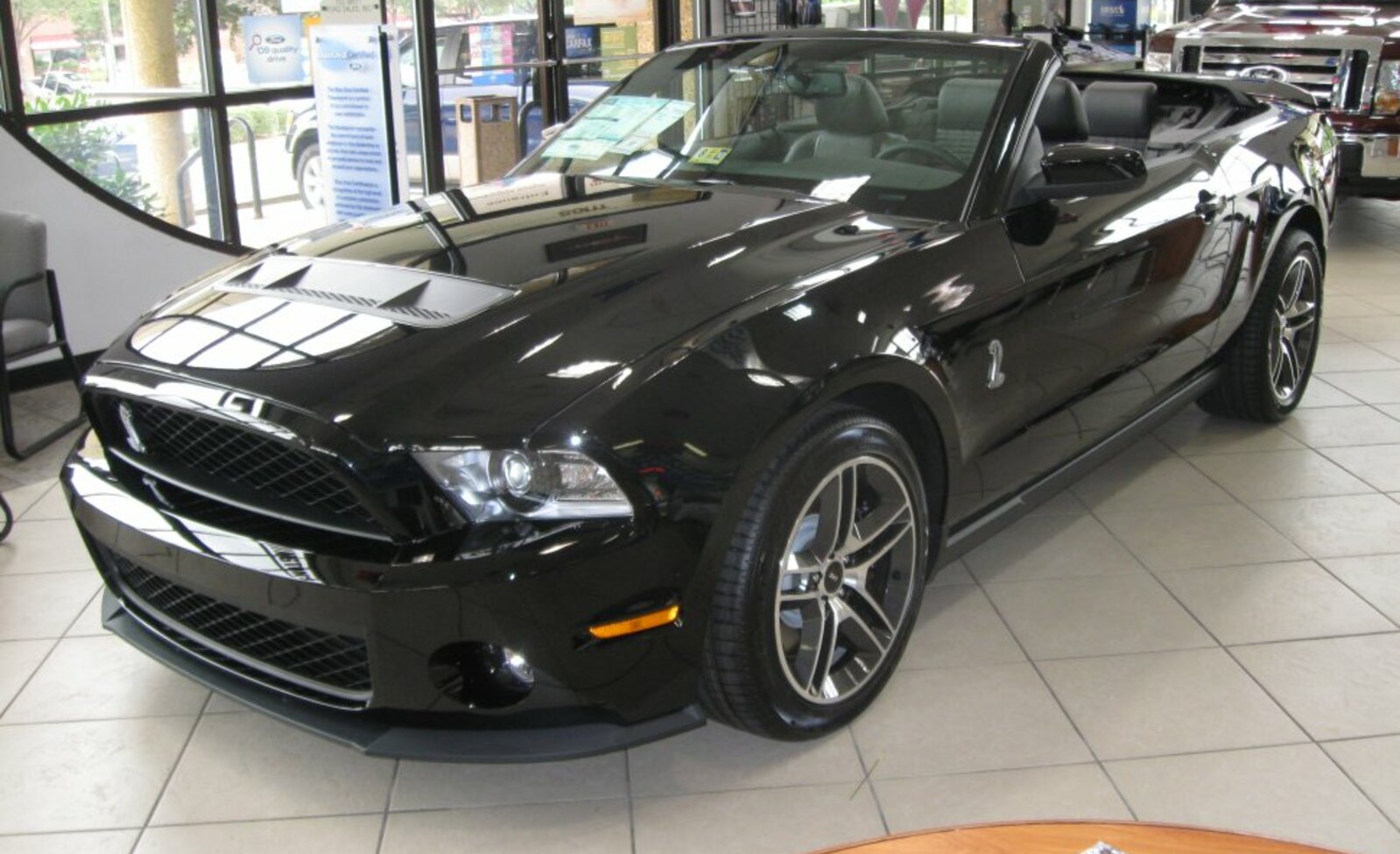 Ford Shelby II Cabrio (facelift 2010) GT 500 5.4 V8 (548 Hp) 2010, 2011, 2012, 2013, 2014 