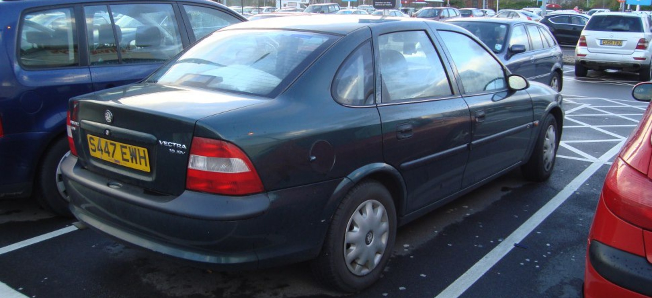 Vauxhall Vectra B 1.6i 16V (101 Hp) 1995, 1996, 1997, 1998, 1999, 2000 