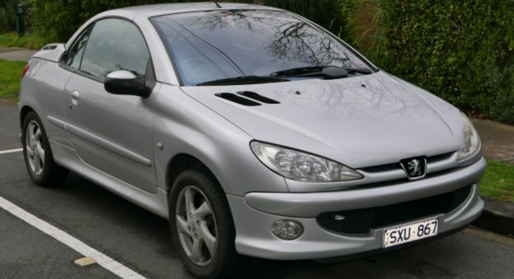 Peugeot 206 CC 2.0 S16 (135 Hp) Automatic 2000, 2001, 2002, 2003, 2004, 2005, 2006, 2007 