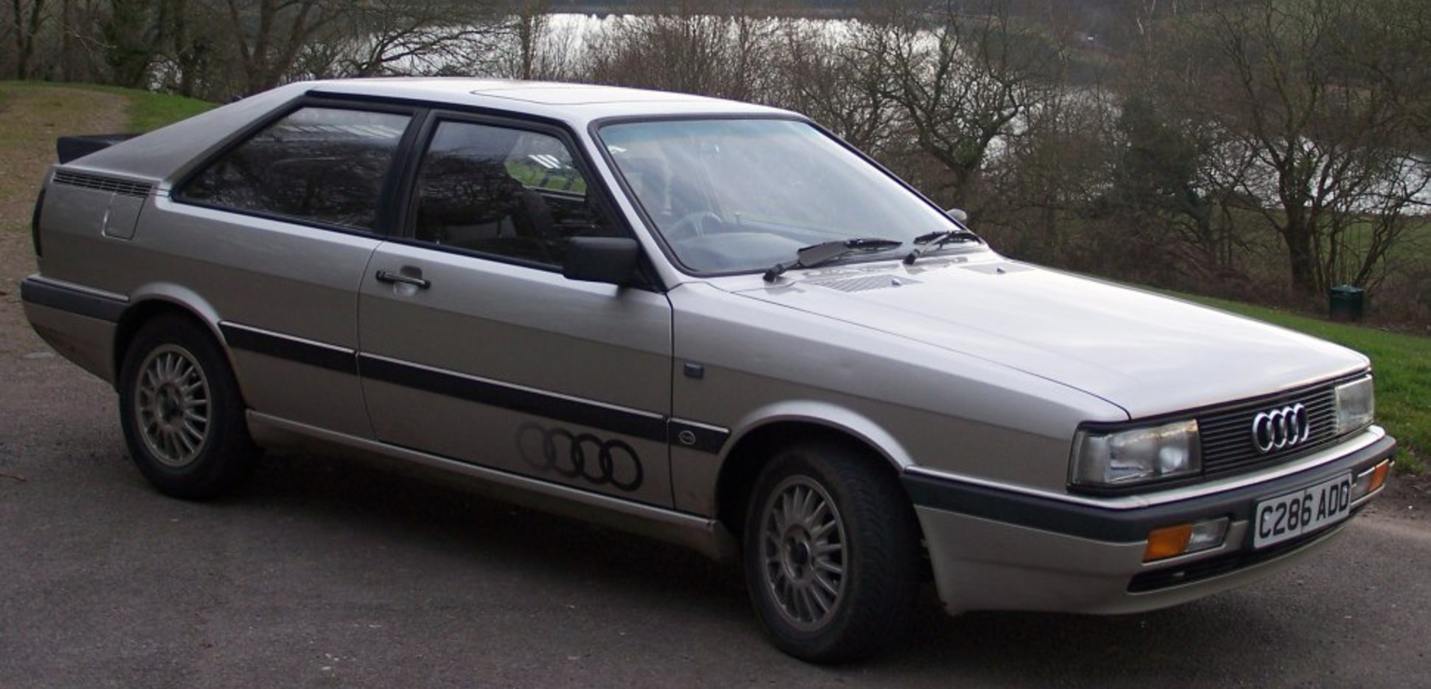 Audi Coupe (B2 81, 85, facelift 1984) GT 1.8 (90 Hp) CAT 1985, 1986 