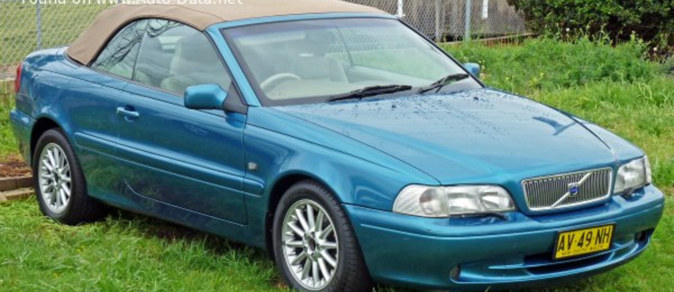 Volvo C70 Convertible 2.5 20V (170 Hp) Automatic 1997, 1998, 1999, 2000, 2001, 2002, 2003, 2004, 2005 