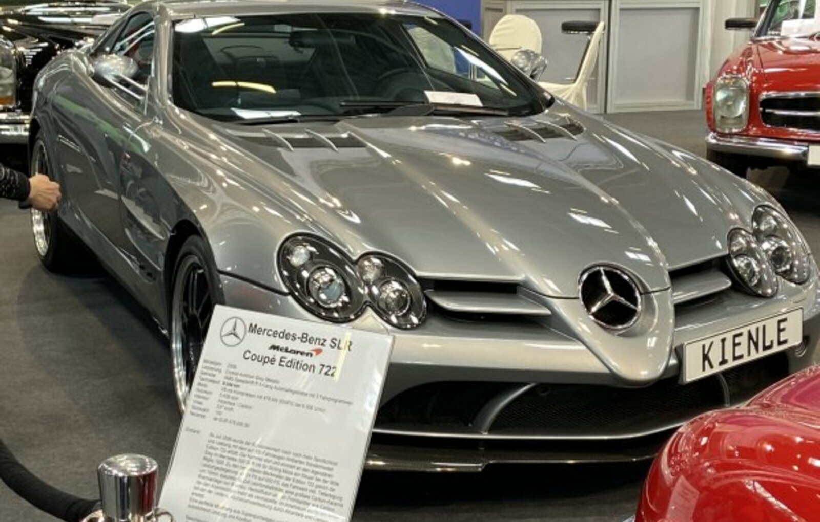 Mercedes-Benz SLR McLaren (C199) Coupe 722 Edition 5.5 V8 Kompressor (650 Hp) AMG SPEEDSHIFT R 2006, 2007, 2008 